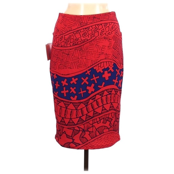 🆑 LuLaRoe | Cassie Abstract Print Stretch Pencil Skirt. - Picture 5 of 6